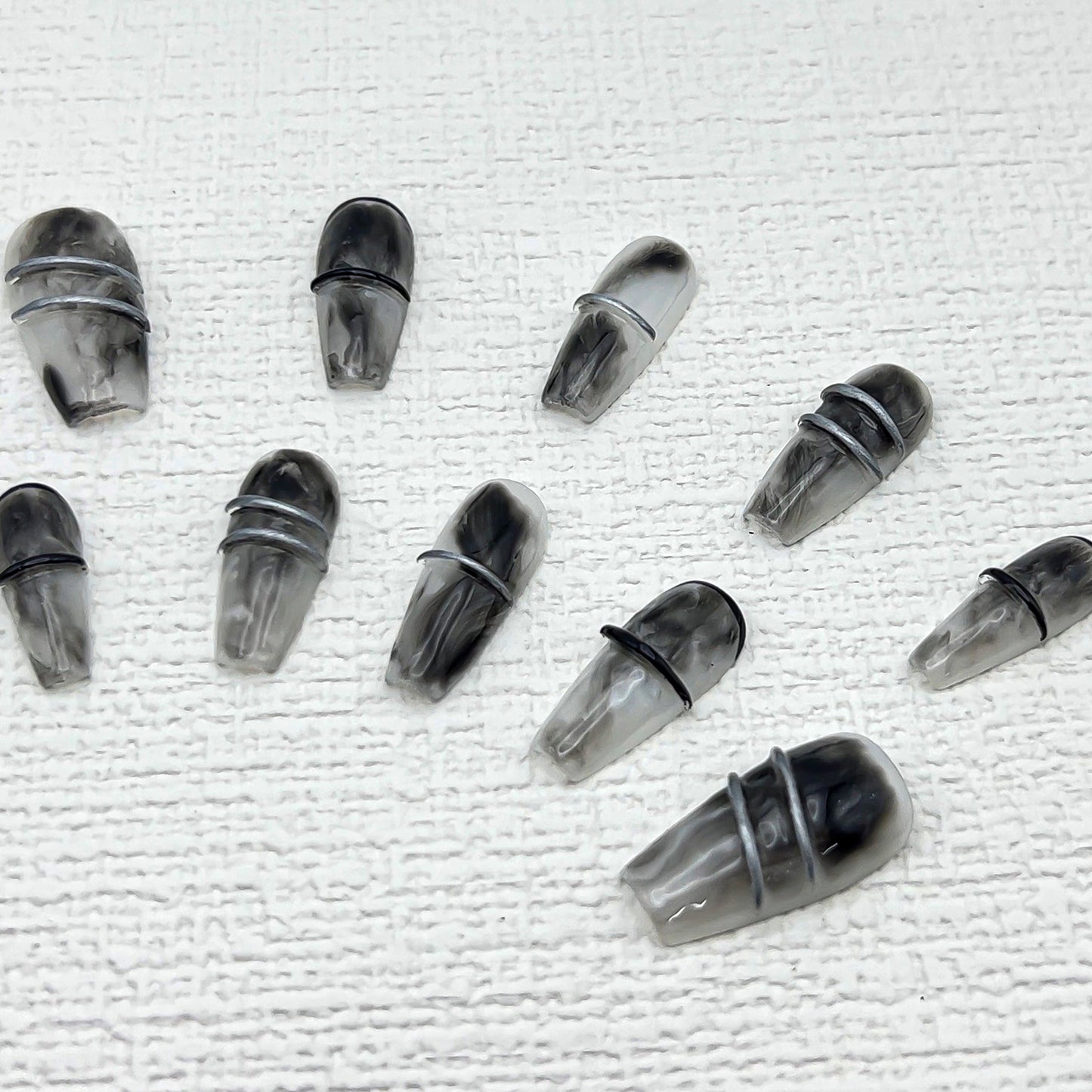 Handmade|Gothic Midnight Mist-Coffin Nails