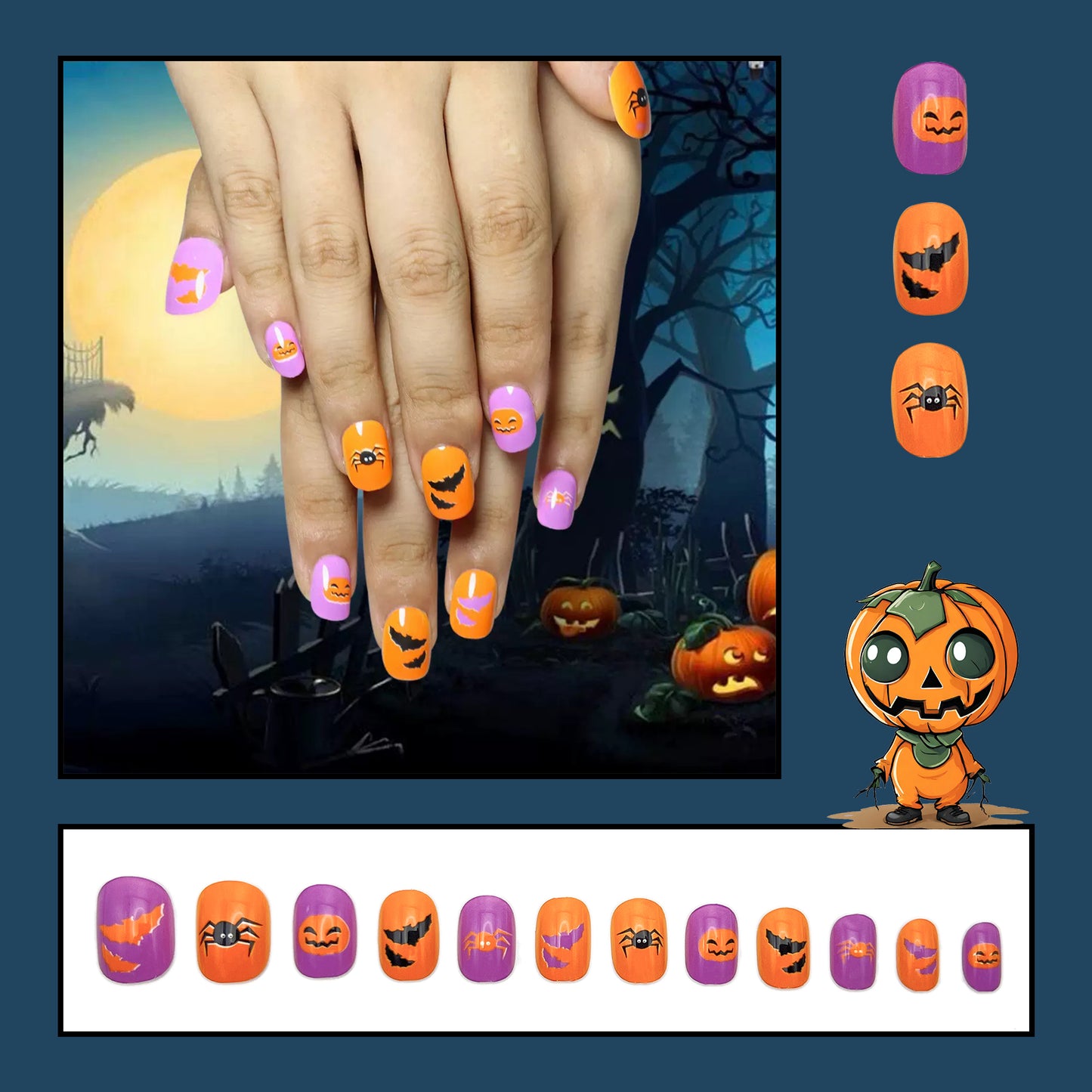 Childlike Halloween Parade-Mini Nails
