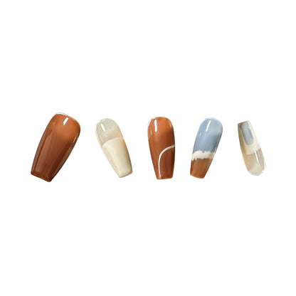 Handmade|Autumn Rhapsody-Coffin Nails
