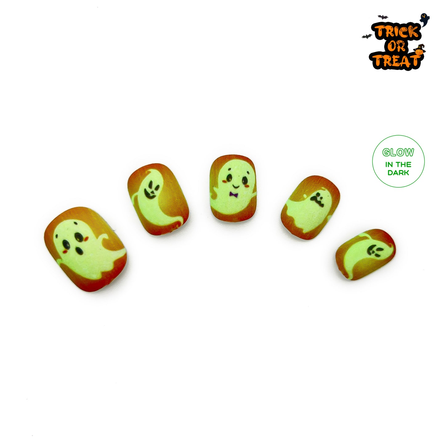 Glowing Ghostly Delight-Mini Nails