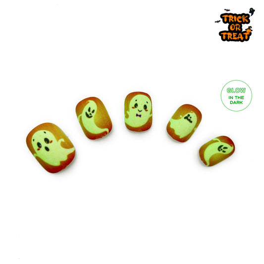 Glowing Ghostly Delight-Mini Nails